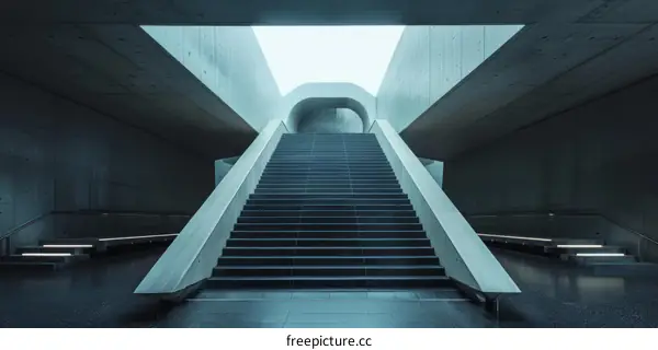 Modern Concrete Staircase Architecture