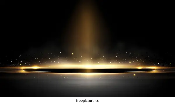 Luxury Gold Stage Platform Background