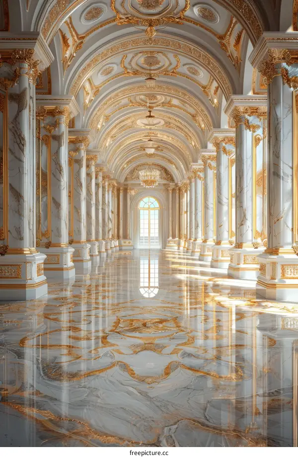 Grand Palace Hallway Interior