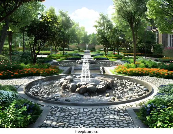 Landscape design效果图