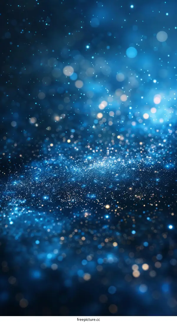 Blue Glitter Background