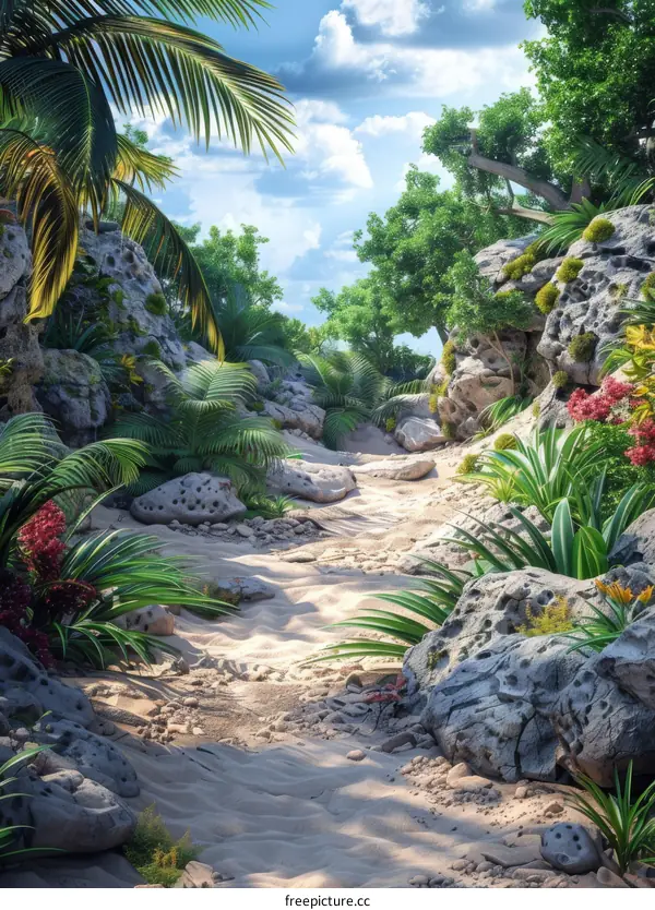 Rocky Jungle Path