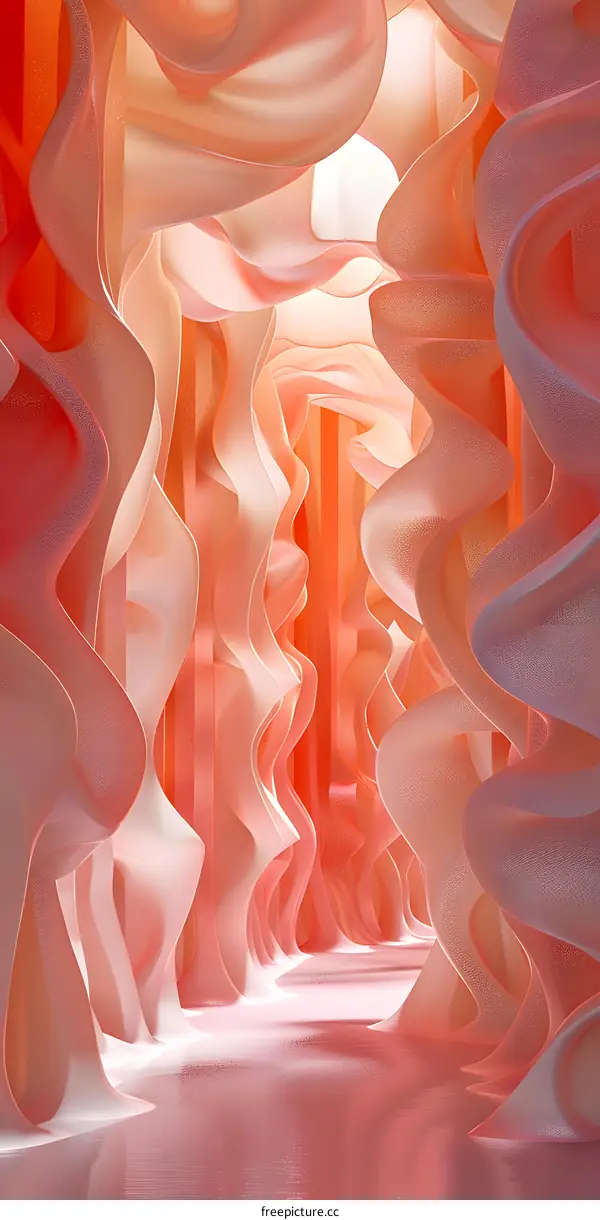 Pink geometric shapes