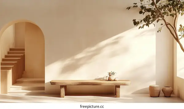 Modern Minimalist Interior Design Illustration