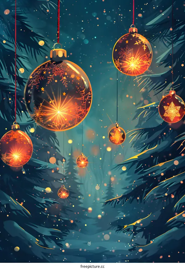 Christmas Tree with Christmas decorations