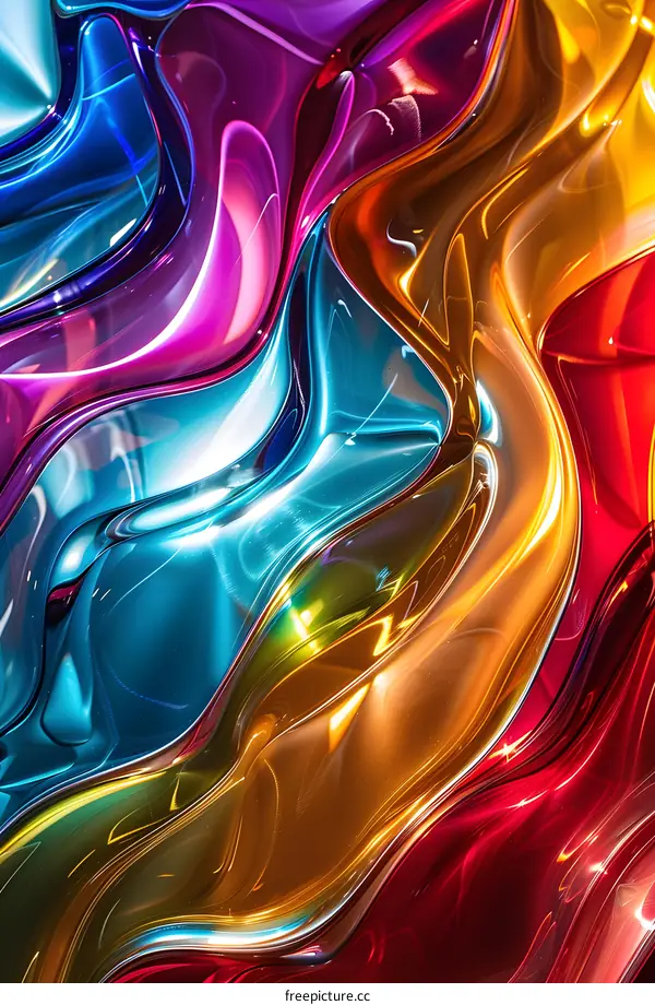 Colorful abstract painting