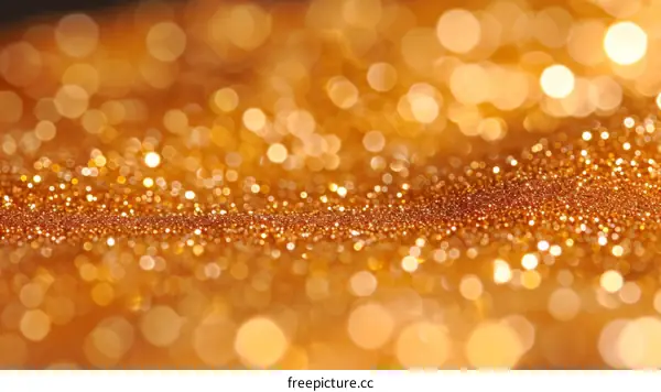 Golden glitter texture background