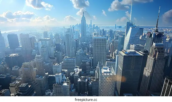 New York City Skyline with Empire State Building