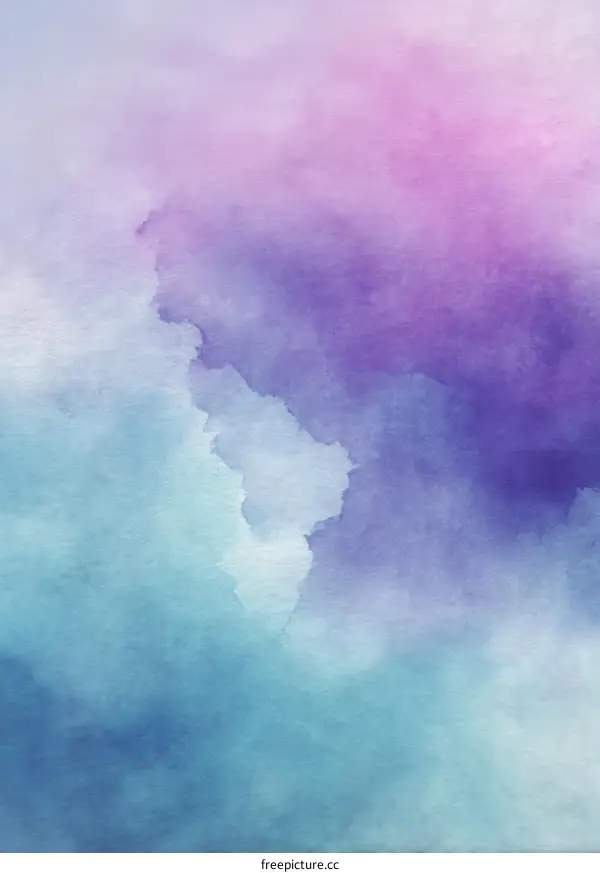 Abstract Watercolor Color Gradient Background