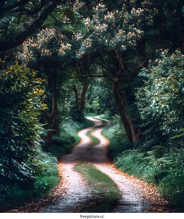 The path through the trees