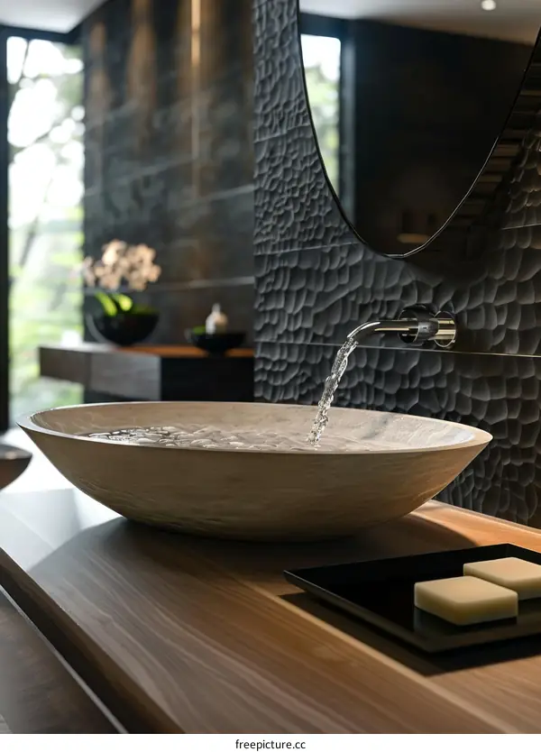 Modern Luxury Bathroom Sink and Countertop