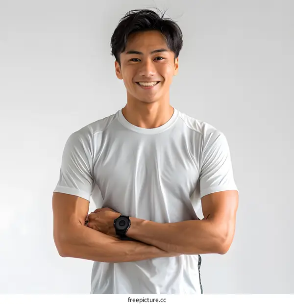 Portrait of a Fit and Healthy Young Man