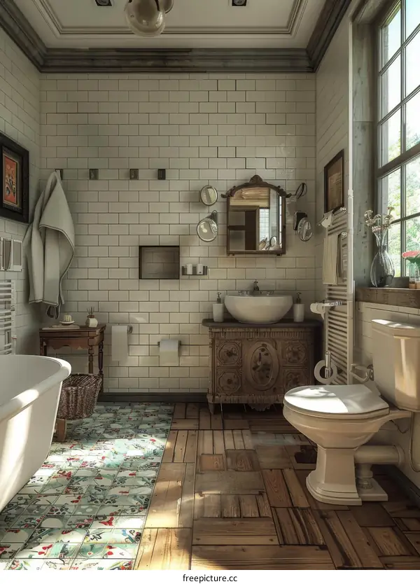Nostalgic Bathroom