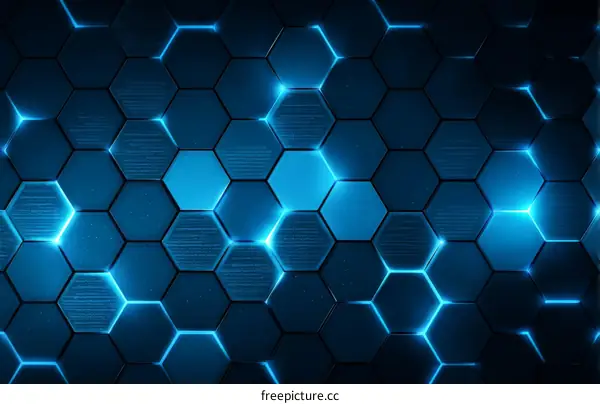 Abstract Geometric Hexagon Pattern Design