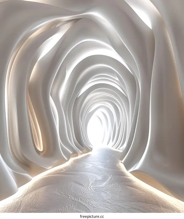 Futuristic tunnel