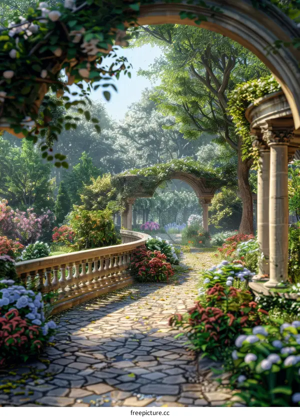 Tranquil Garden Stroll: A Path to Serenity