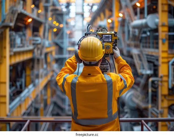 Laser scanning of industrial equipment