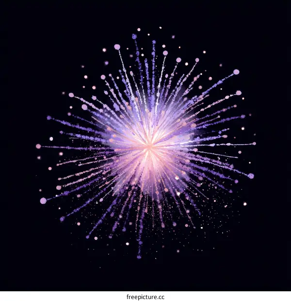 Abstract Fireworks Explosion Design