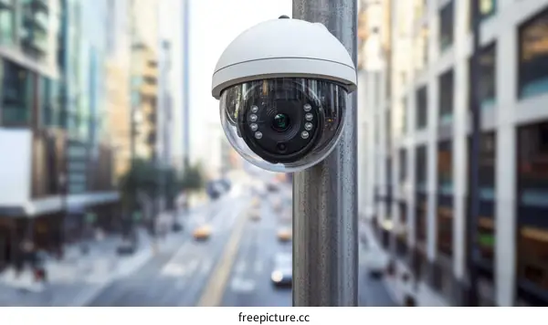 City Security Surveillance Camera