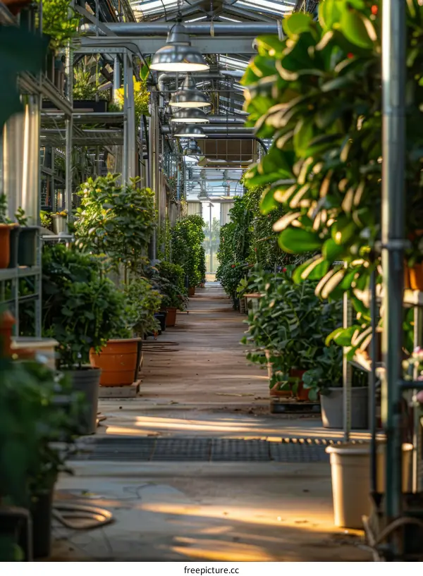 Indoor Plants Thriving in a Greenhouse