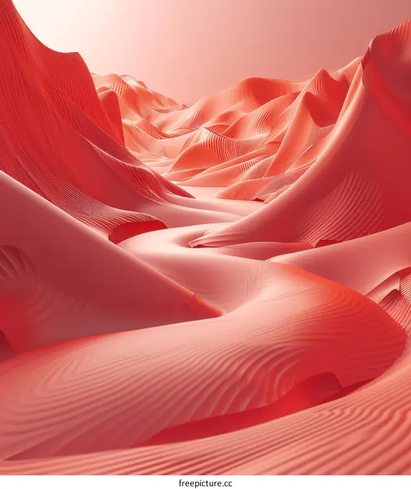 Red Sand Dunes: Arid Landscape