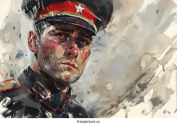 Portrait of a Soviet Officer
