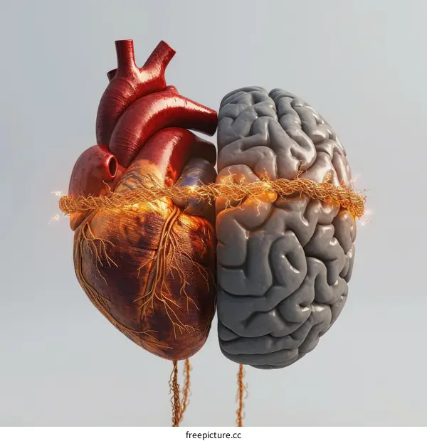 The Heart and Brain are Connected by a Bundle of Nerves