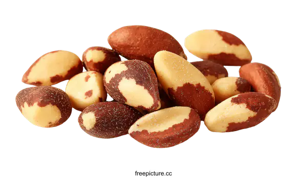 [Transparent Background PNG]Brazil Nuts Close-up Image