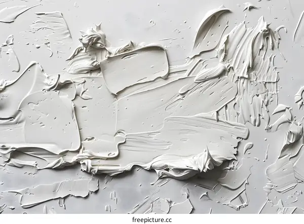 white thick oil painting texture