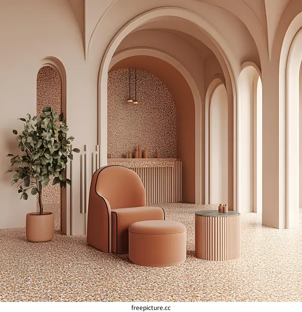 Terracotta Archway Interior Design