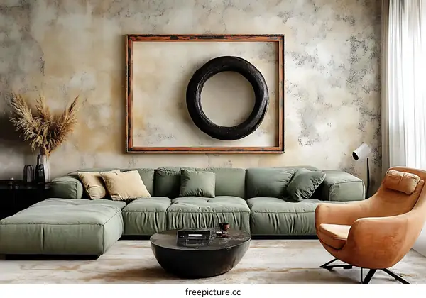 Modern Rustic Living Room Interior Design