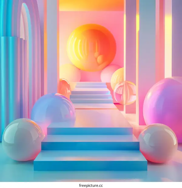 Colorful Abstract Geometric Shapes