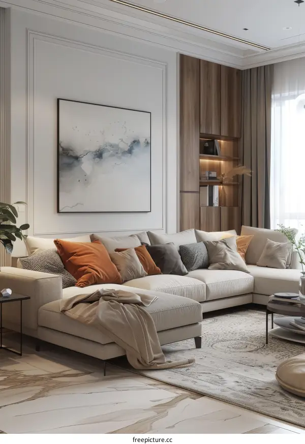 Modern Living Room Decor with Stylish Furniture