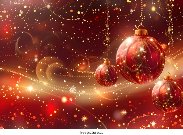 Christmas red decorations