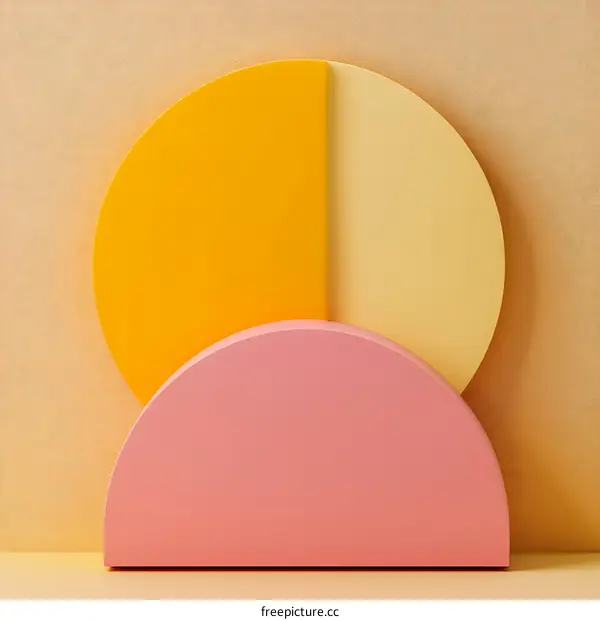 Abstract Background With Circles in Pastel Colors