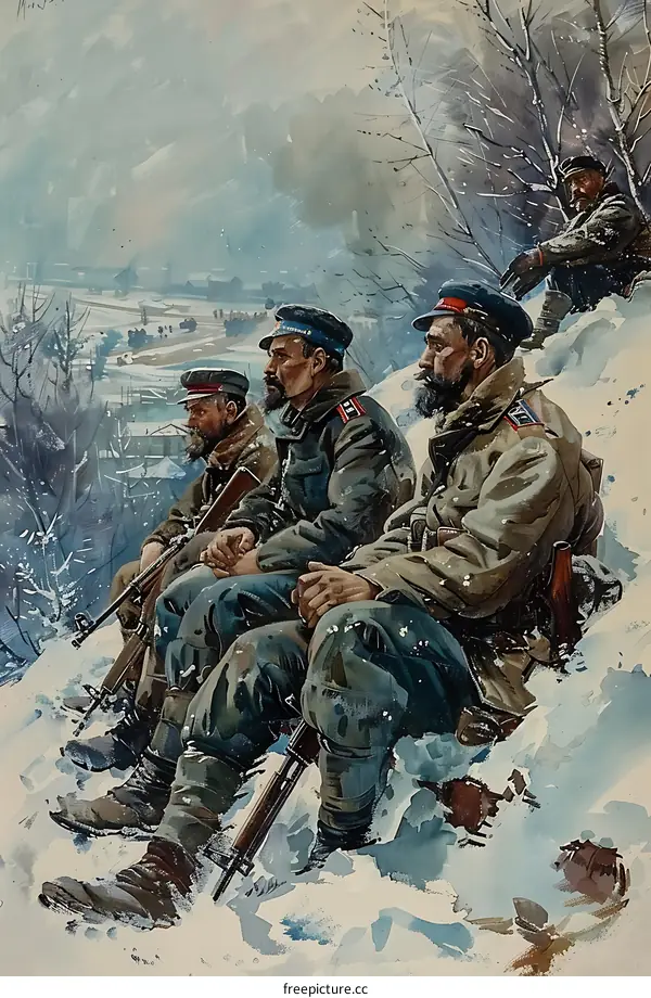 On the Outskirts of Moscow in the Winter of 1941