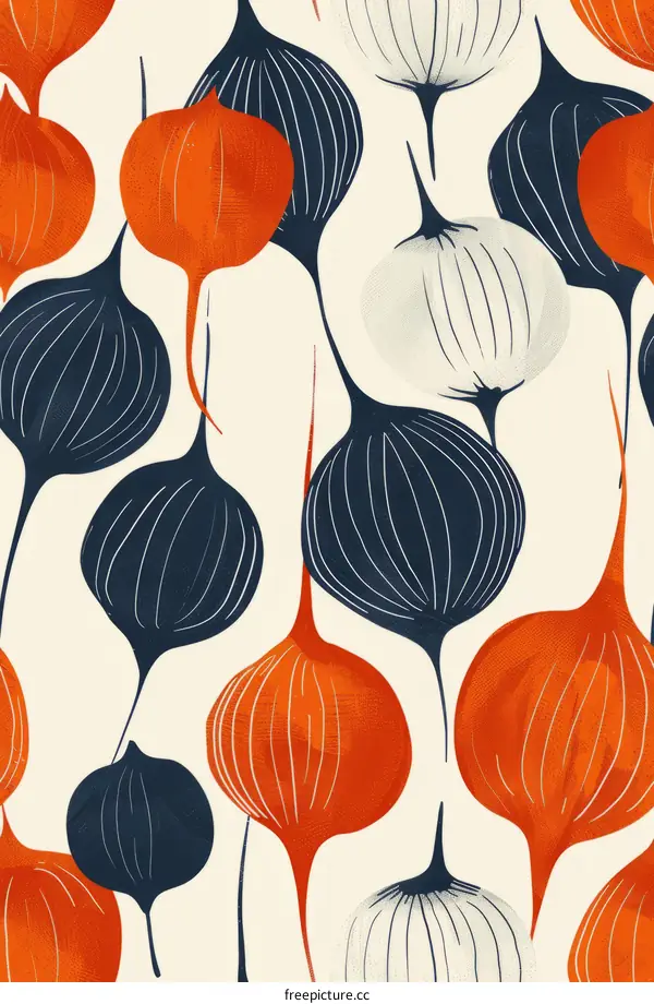 Retro Abstract Geometric Seamless Pattern