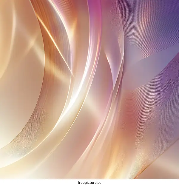 Abstract Flowing Lines Art Design