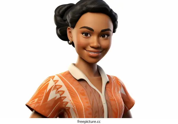 portrait of a young woman