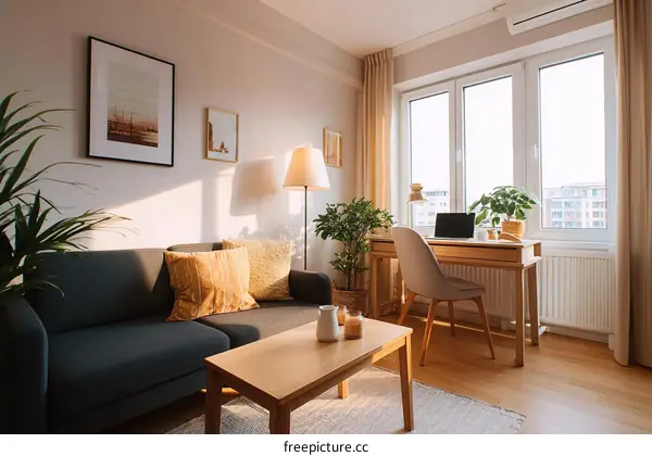 Cozy Home Interior Design with Natural Light