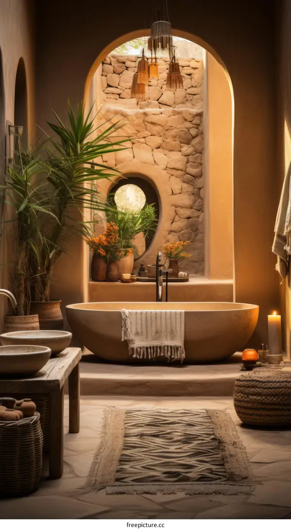 Bathroom with a Desert Vibe