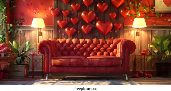 A beautiful love hut