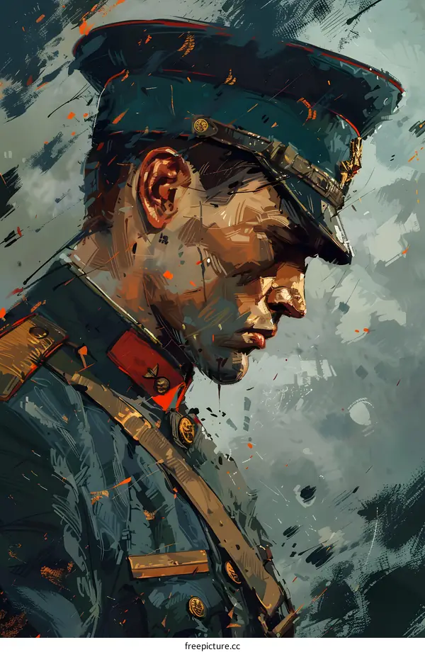 Portrait of a soldier