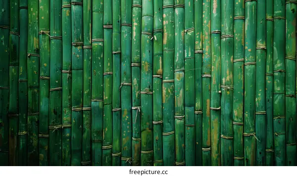 Green bamboo background texture