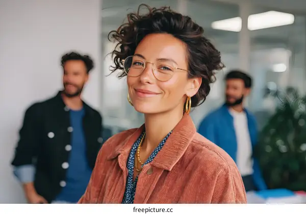 Successful Business Woman in Modern Office