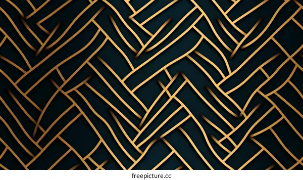 Abstract golden geometric pattern