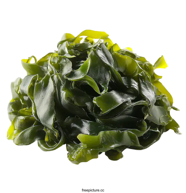 [Transparent Background PNG]Dried Seaweed Pile Close Up