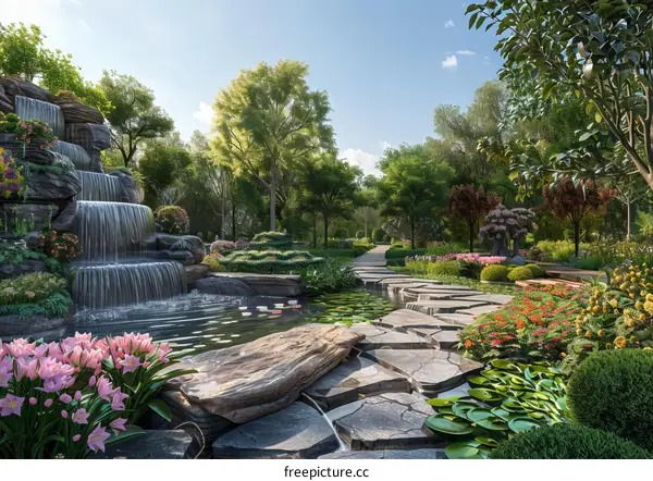 Landscape design renderings