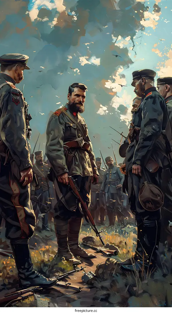 Austro-Hungarian officers during World War I