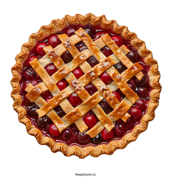 [Transparent Background PNG]Delicious Cherry Pie